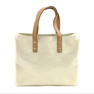 Authentic Louis Vuitton READE PM Bag in Cream Vernis
